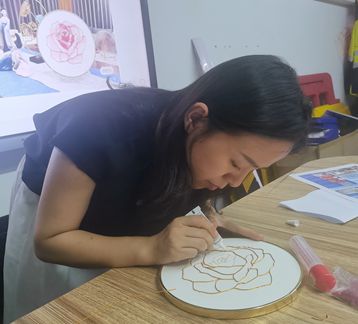 Flor feliz bricolaje 