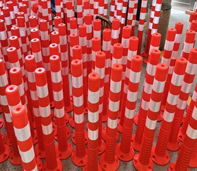 Post de advertencia de TPU de alta calidad 