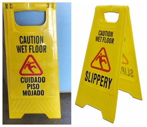 Signo de piso húmedo