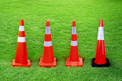 Show de cono de tráfico