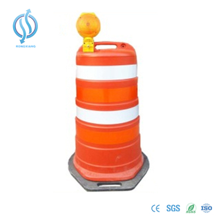 Barril de tráfico naranja de 1000 mm