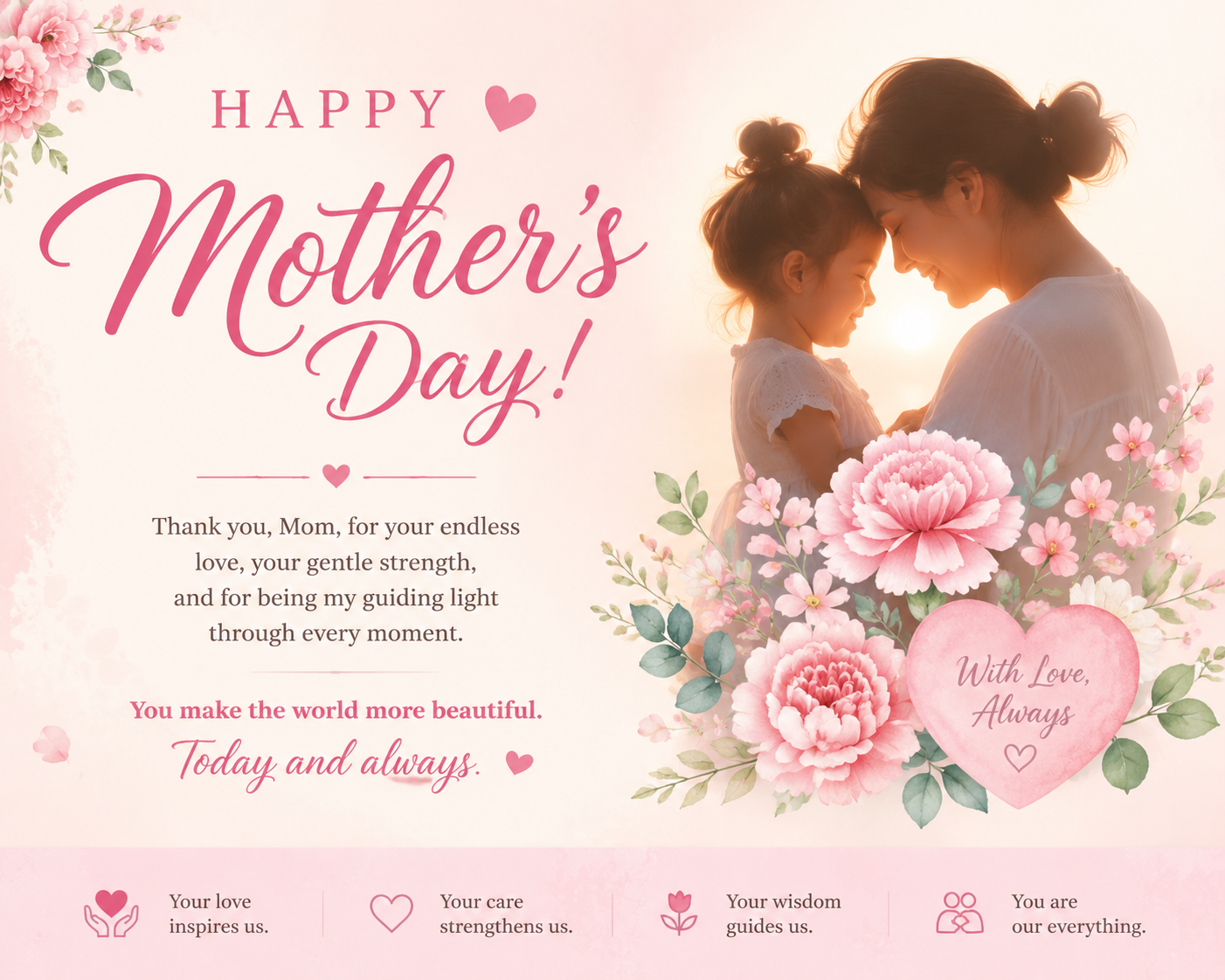 ¡Feliz Día de la Madre!