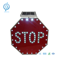Personalice diferentes tipos de señales de seguridad de tráfico solar